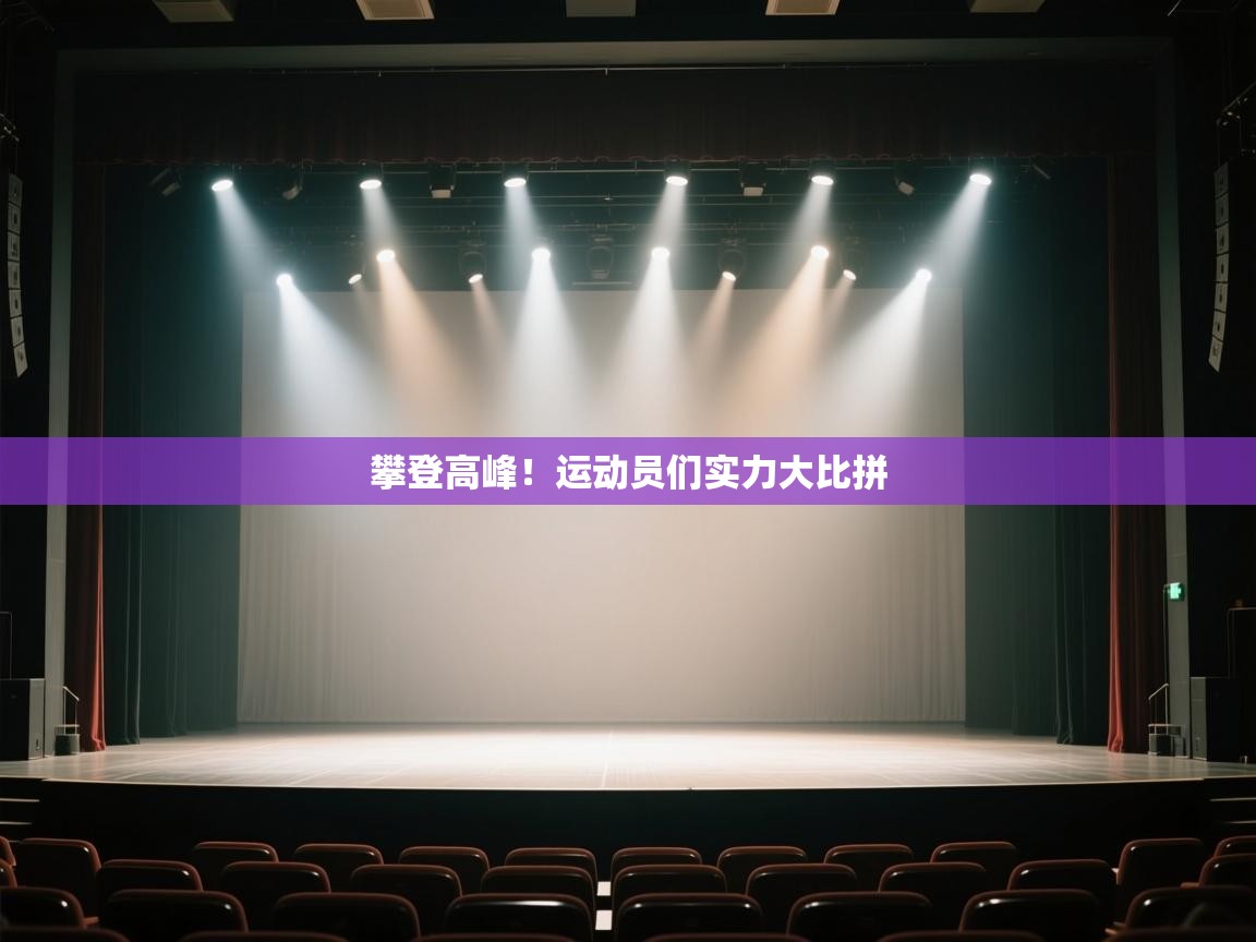 攀登高峰！运动员们实力大比拼  第1张